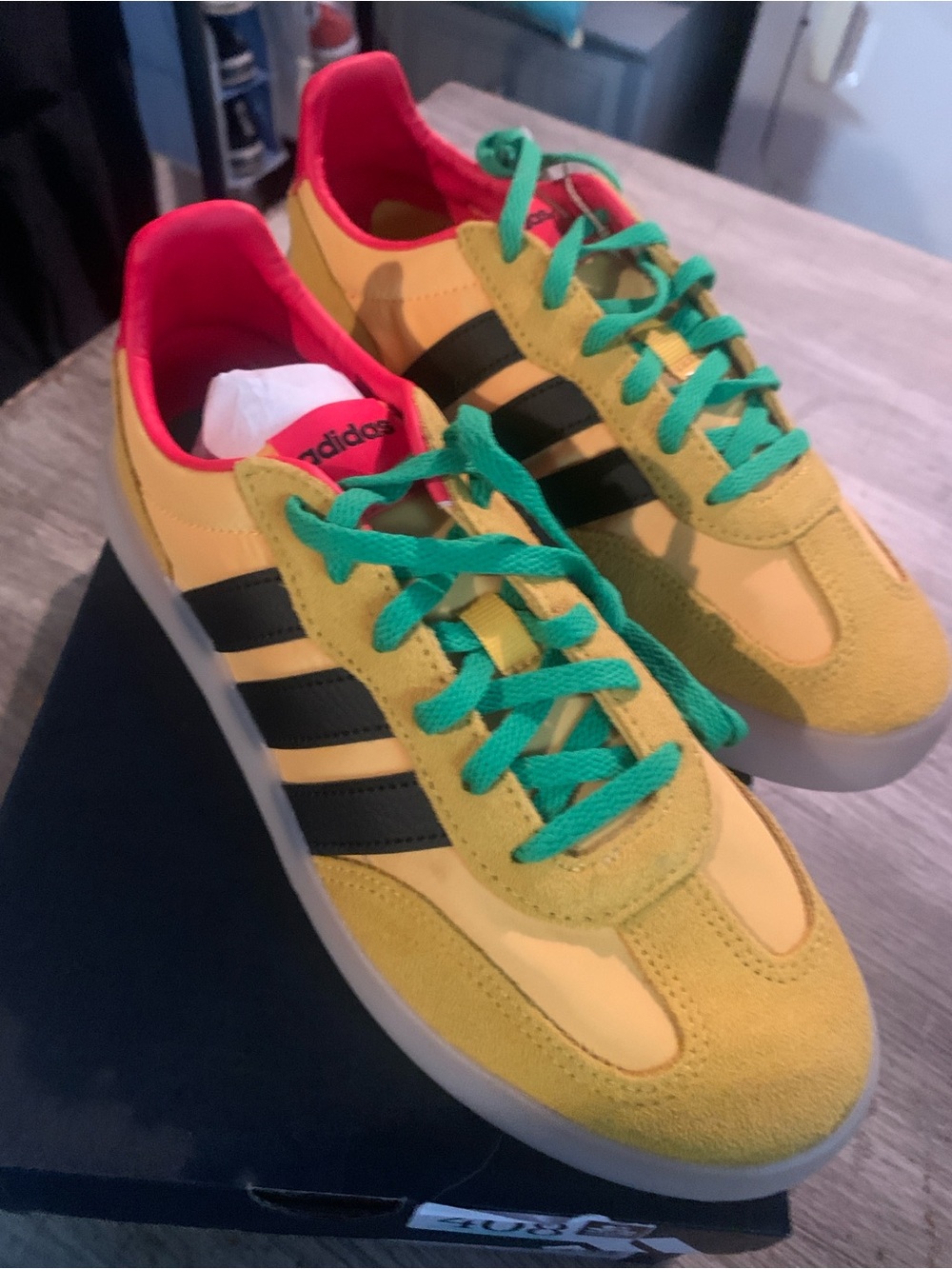 Adidas Barreda Decode J Football Jamaica Sneakers HQ9468 Women’s 5.5 NWT
